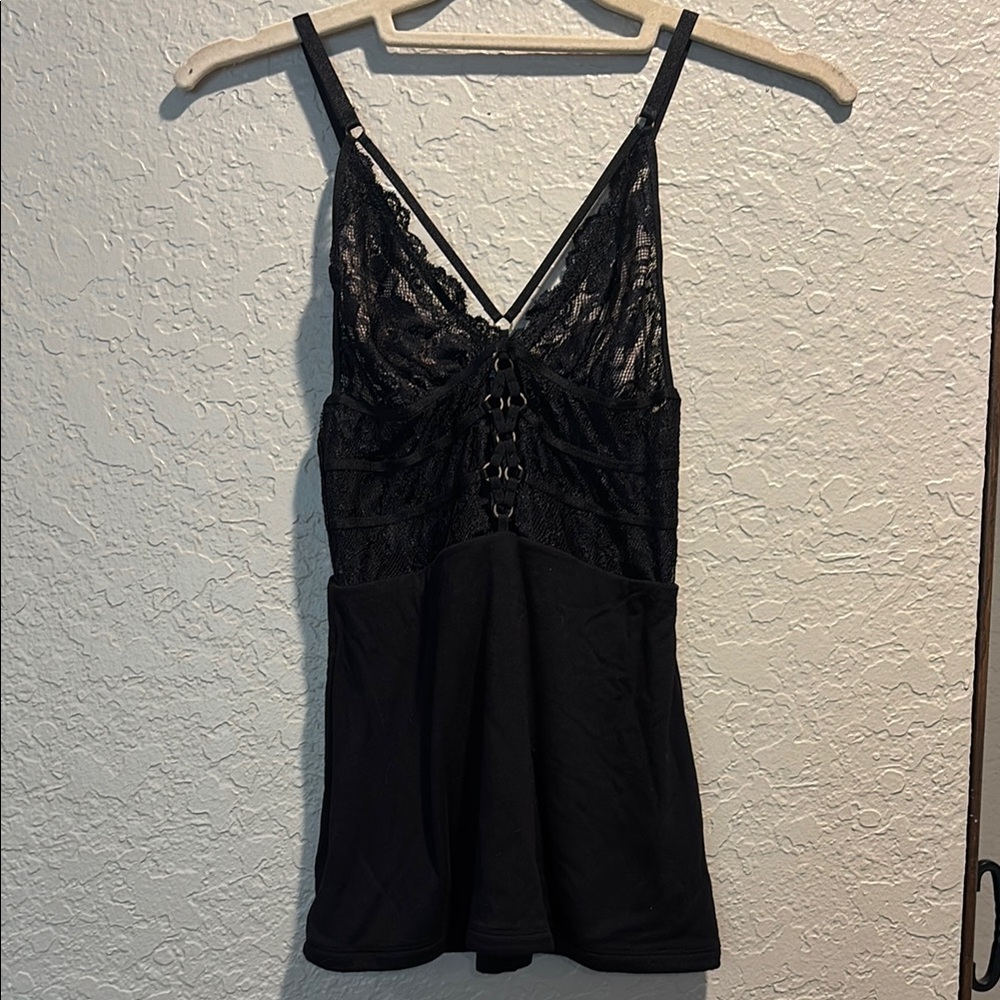 Sky Clothing Trawangan Black Lace Top Sz XS NWT